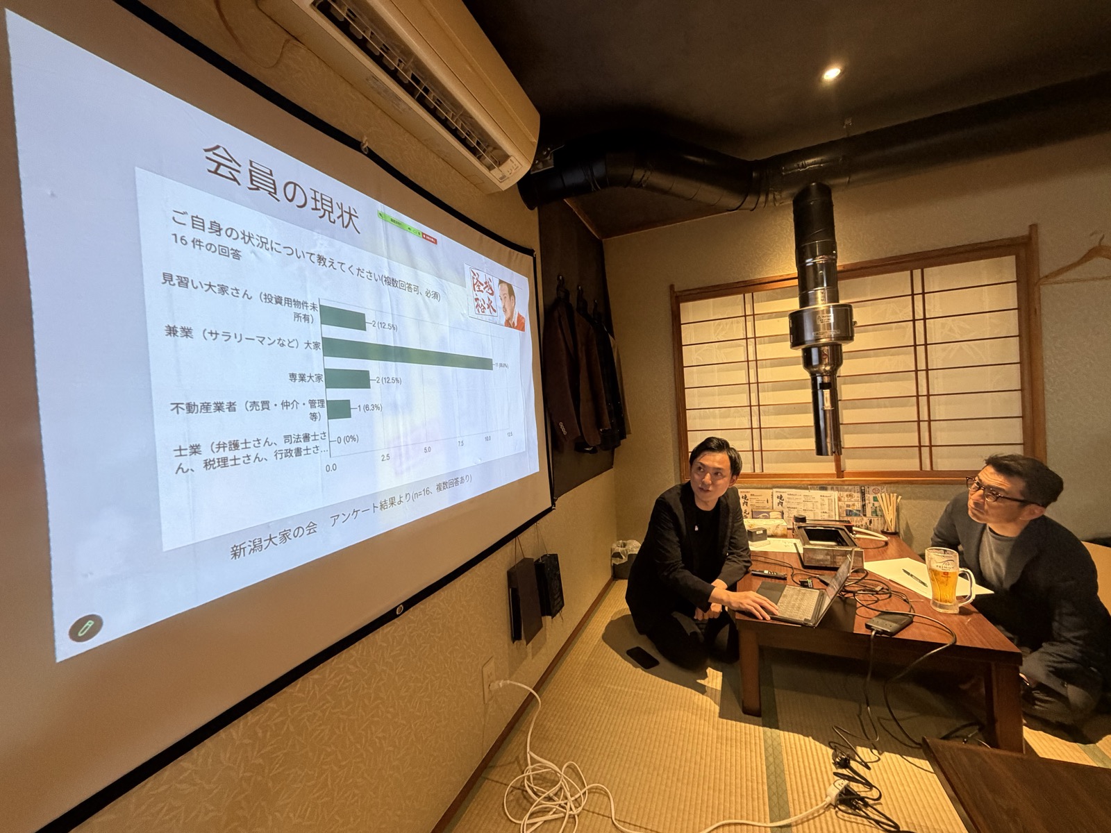 新潟大家の会セミナーの講演風景